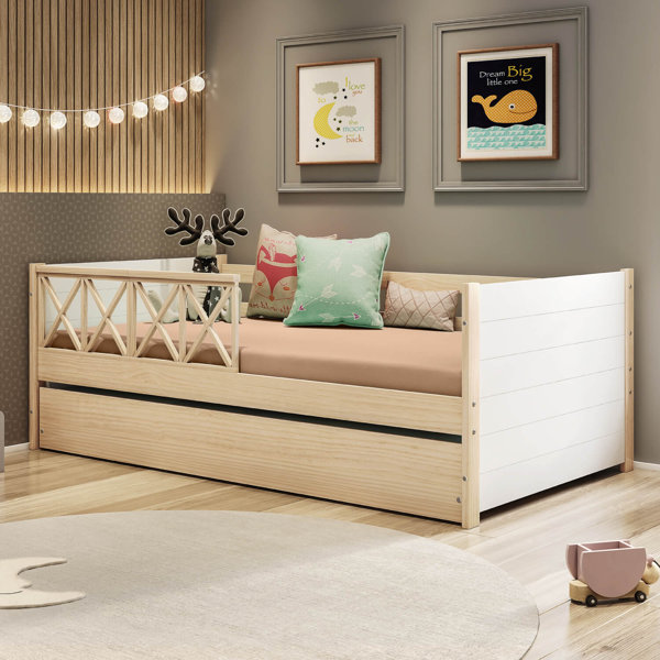 Harper Orchard Kardos Kids Twin Daybed with Trundle Wayfair